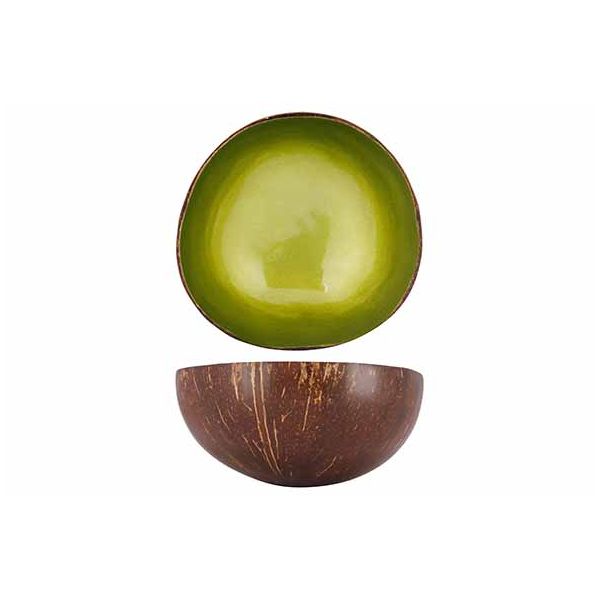Чаша декоративная  METTALLIC LIME GREEN PAINTD14CM, Cosy & Trendy