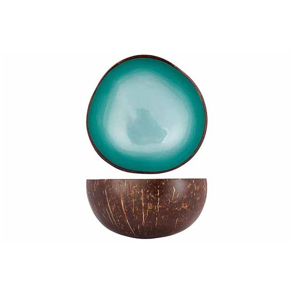 Чаша декоративная  METALLIC TURQUOISE PAINT D14CM, Cosy & Trendy