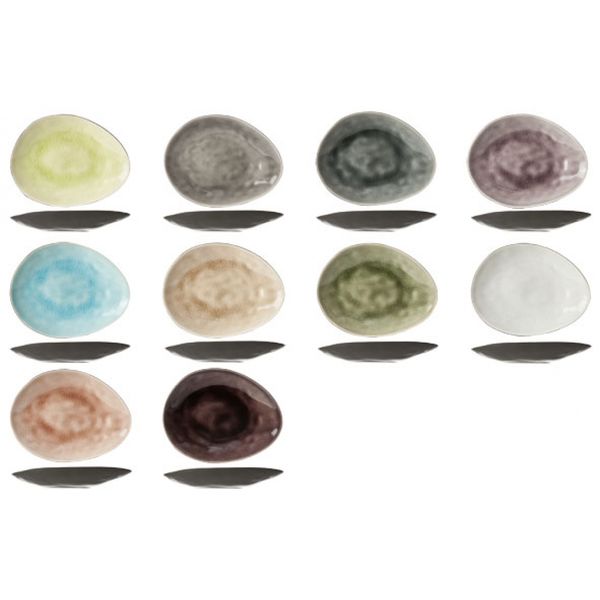 Тарелка овальная 15x11,5 см h 2 см, кратность 10 шт, STREETFOOD, Cosy & Trendy