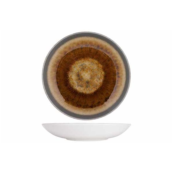 IRIS BROWN Тарелка глубокая, D26CM, фарфор, Cosy & Trendy