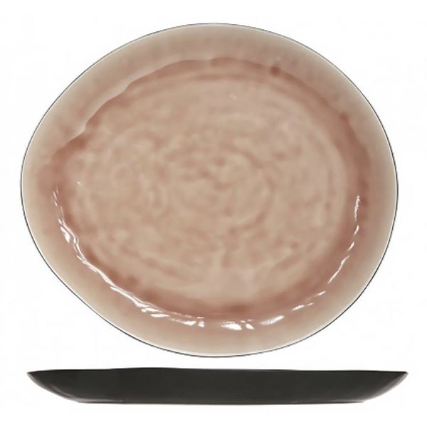 Блюдо овальное 32,5x28,5 см h 3 см, LAGUNA OLD ROSE, Cosy & Trendy