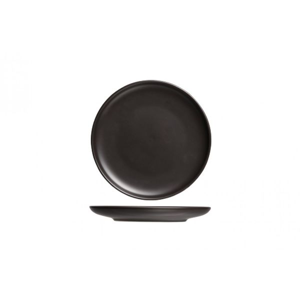 Okinawa black plate d15xh1.7cm, Cosy & Trendy