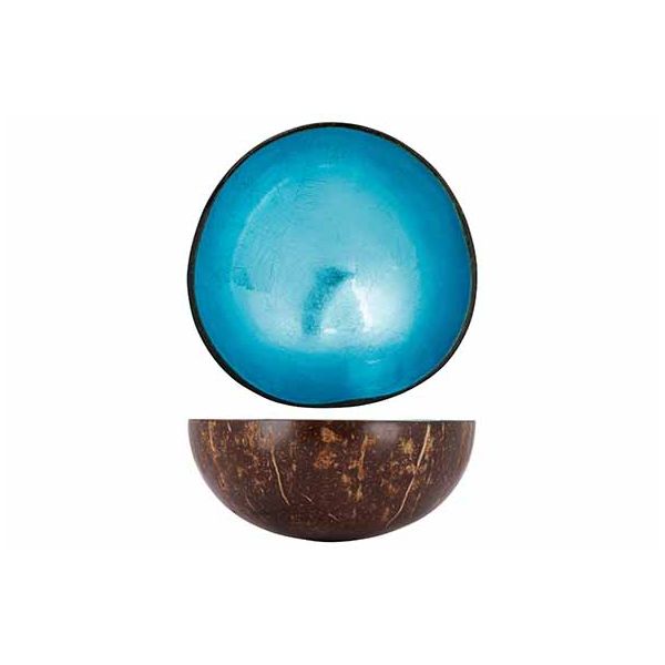 Чаша декоративная  METALLIC TURQUOISE LEAF D14CM, Cosy & Trendy