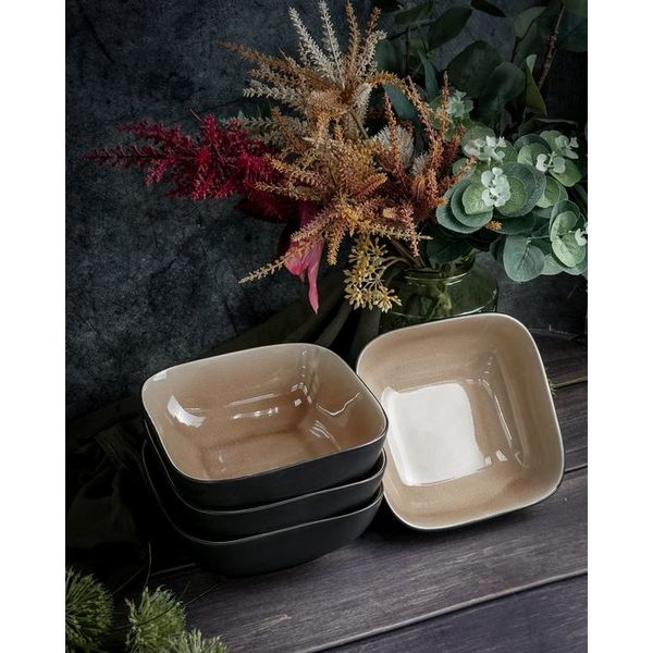 Набор салатников Cosy & Trendy Laguna Old Rose, 1 л., 4 шт., керамика, Cosy & Trendy