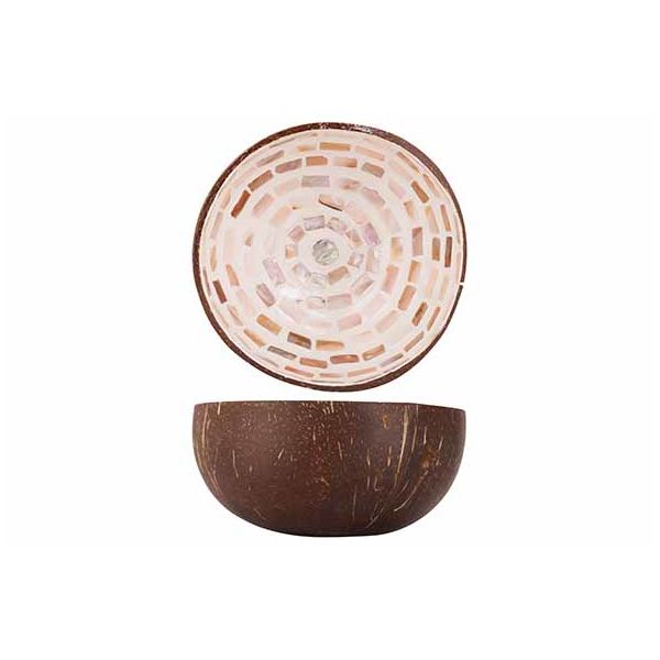 Чаша декоративная  BROWN MOSAIC CIRCLE D14CM, Cosy & Trendy