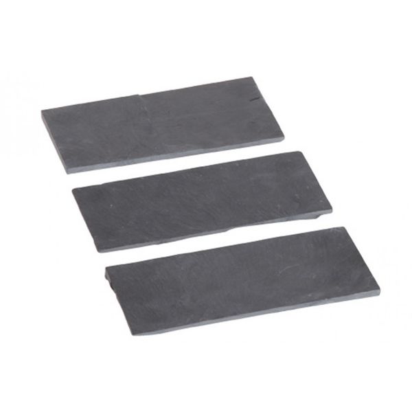 Slate plate 13x6,5xh0,4cm set 4, Cosy & Trendy