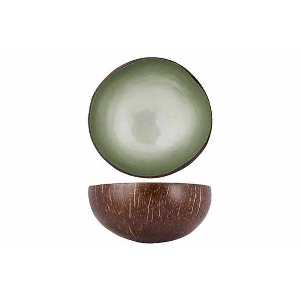 Чаша декоративная  METALLIC MINT GREEN PAINTD14CM, Cosy & Trendy