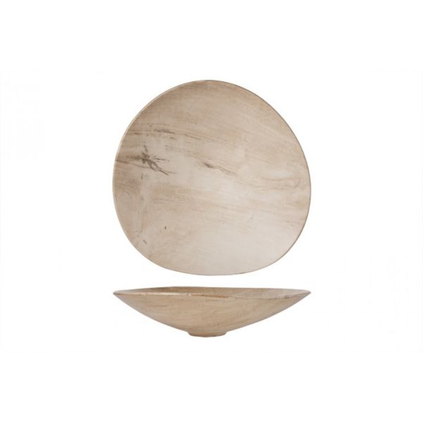 Чаша 37,5x35,5 см h 9,5 см, декор "светлое дерево", PALISSANDRO, Cosy & Trendy