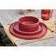 Тарелка мелкая, с вертикальным бортом,  d 27см,  h 2,2см, стопируемая, цвет красный, Cosy & Trendy, изображение 3